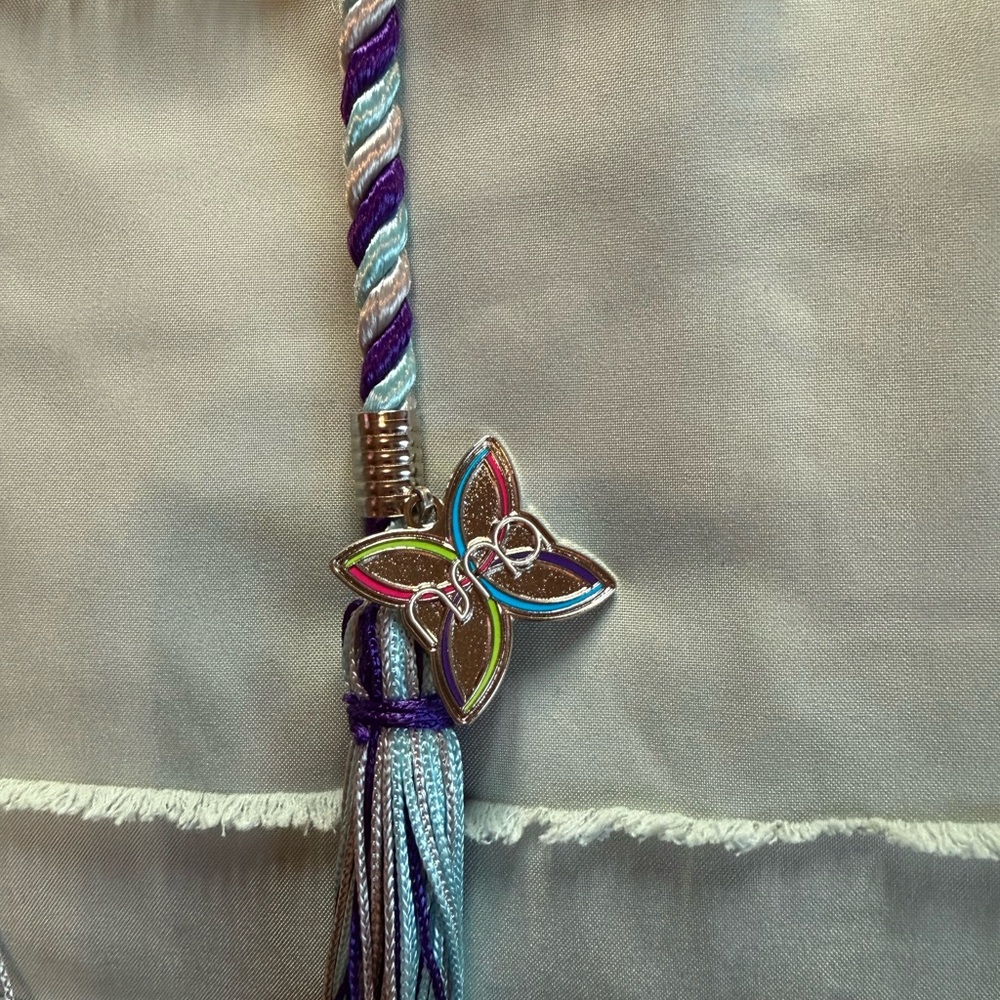 NSNA Multicolor Braided Tassel Keychain